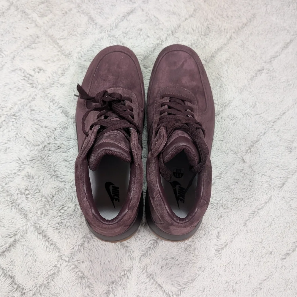 Nike Air Max Goadome ACG Deep Burgundy Gum Suede Boots Mens 10.5 865031-602 NEW